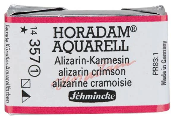 SCHMİNCKE HORADAM AQUARELL ARTİST SULU BOYA TAM TABLET SERİ 1 357 ALİZARİN CRİMSON 14357043