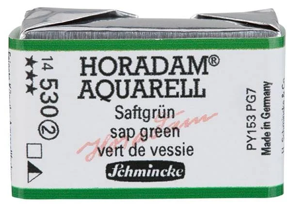 SCHMİNCKE HORADAM AQUARELL ARTİST SULU BOYA TAM TABLET SERİ 2 530 SAP GREEN 14530043