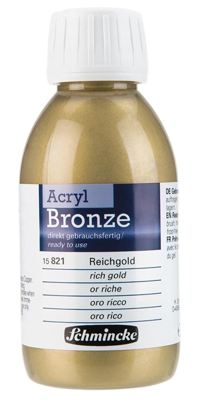 SCHMİNCKE ACRYLİC BRONZE METAL AKRİLİK BOYA 150 ML 821 RİCH GOLD 15821020