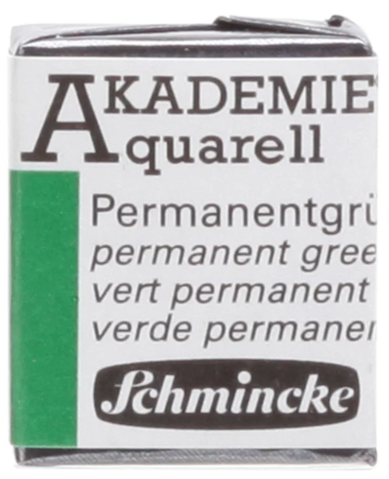 SCHMİNCKE AKADEMİE AQUARELL YARIM TABLET SULU BOYA 553 PERMANENT GREEN 16553044
