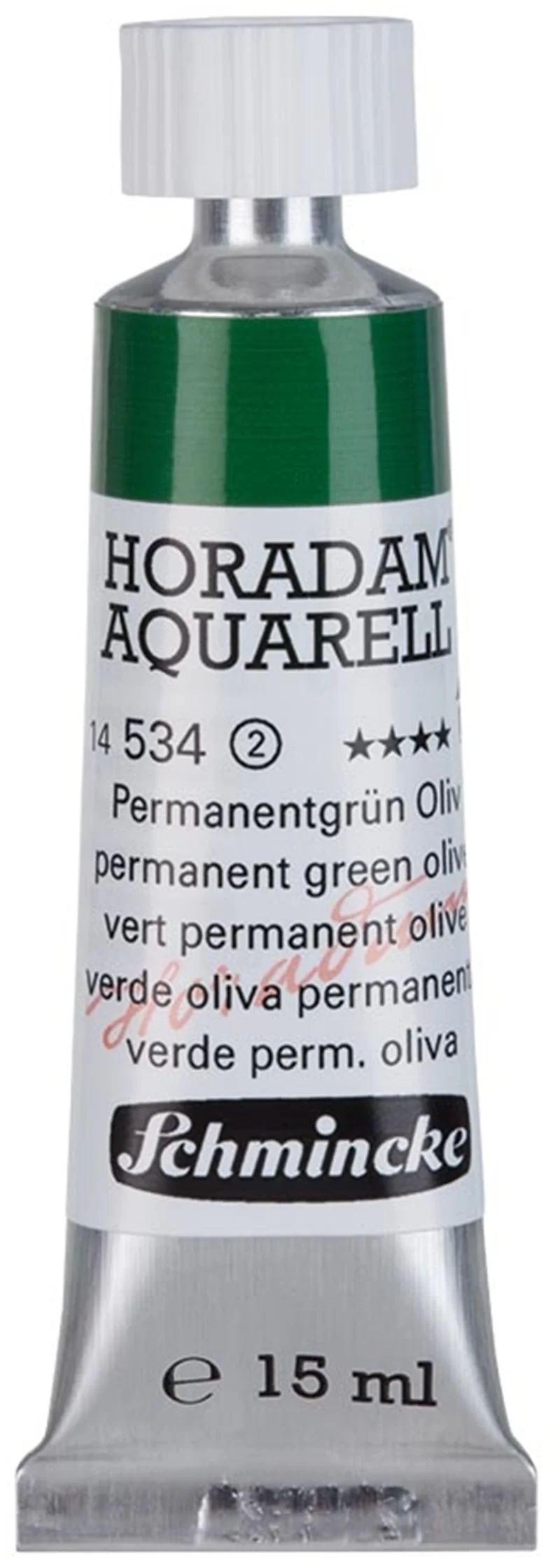 SCHMİNCKE HORADAM AQUARELL ARTİST SULU BOYA 15 ML TÜP SERİ 2 534 PERMANENT GREEN OLİVE 14534006
