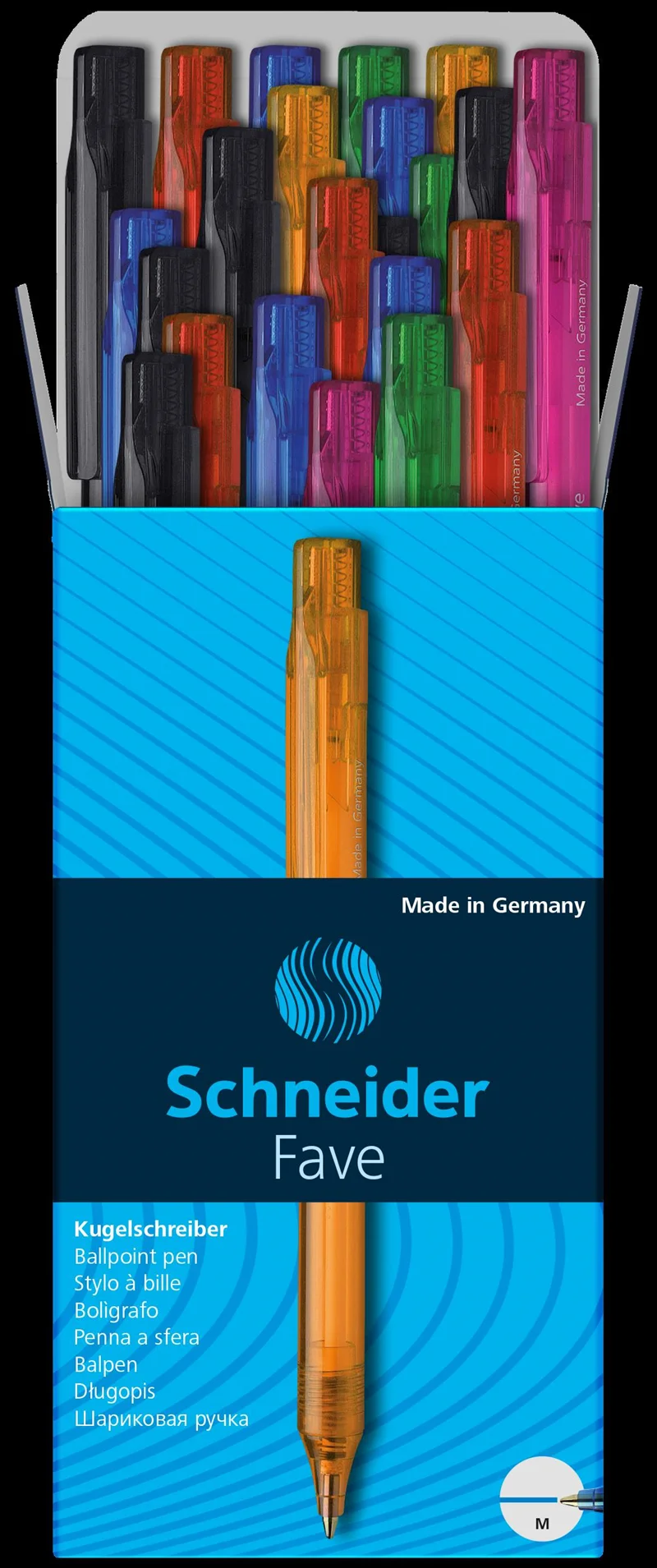 SCHNEIDER TÜKENMEZ KALEM FAVE KARIŞIK/MAVİ SCT302