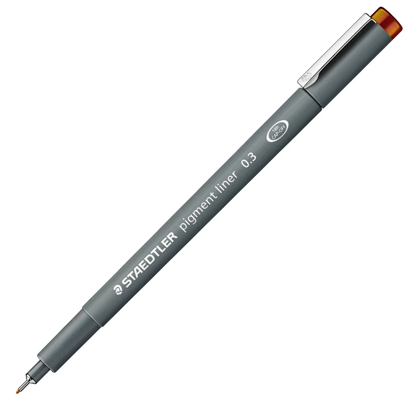STAEDTLER PIGMENT LINER 0.3 TURUNCU 308 03-4