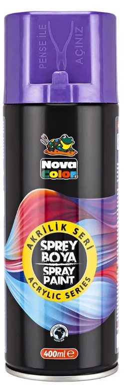 NOVA COLOR AKRİLİK SPREY BOYA 400 ML MOR NC-3508