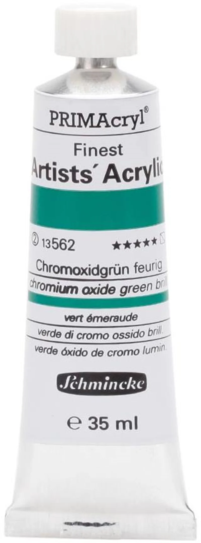SCHMİNCKE PRİMACRYL ARTİST AKRİLİK BOYA 35 ML SERİ 1 562 CHROMİUM OXİDE GREEN BRİLLİANT 13562009
