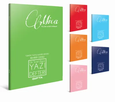 GIPTA GÜZEL YAZI DEFTERİ MICA DİK A4 TEL DİKİŞLİ PP KAPAK 40 YP. 7334