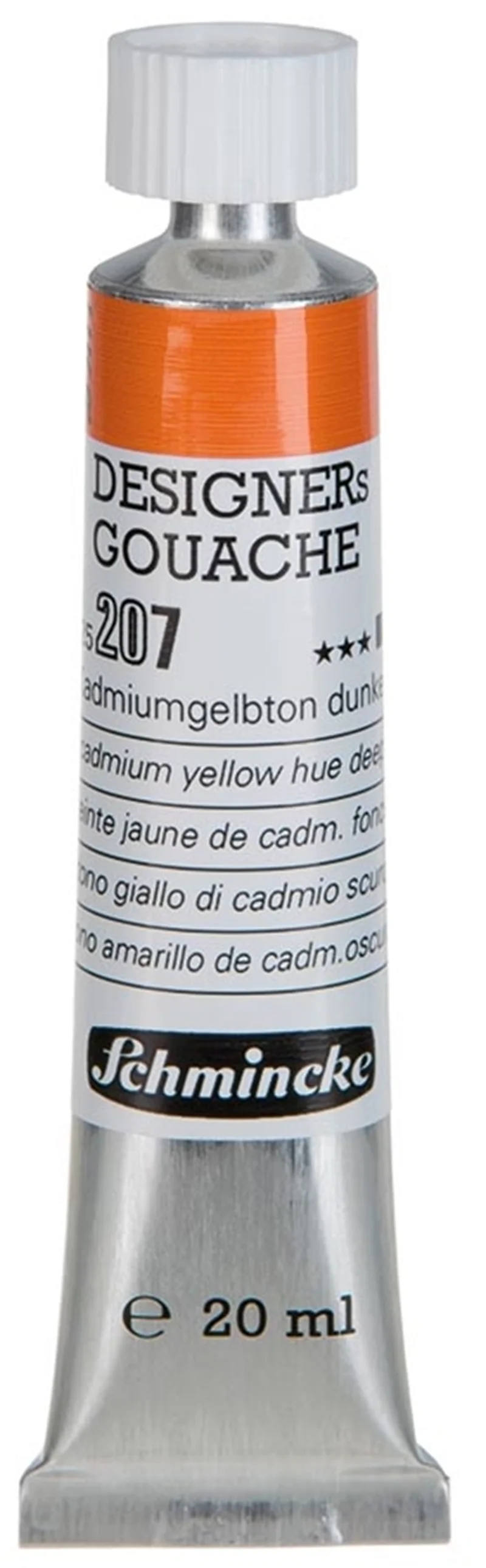 SCHMİNCKE HKS DESİGNERS' GOUACHE GUAJ BOYA 20 ML TÜP 207 CADMİUM YELLOW DEEP 25207007