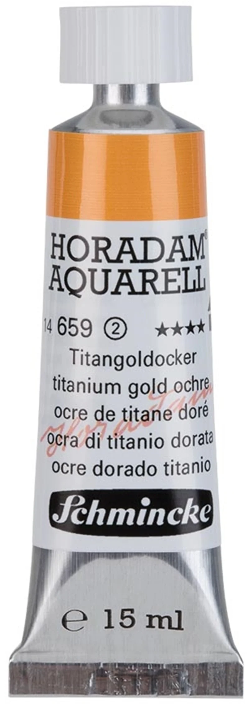 SCHMİNCKE HORADAM AQUARELL ARTİST SULU BOYA 15 ML TÜP SERİ 2 659 TİTANİUM GOLD OCHRE 14659006