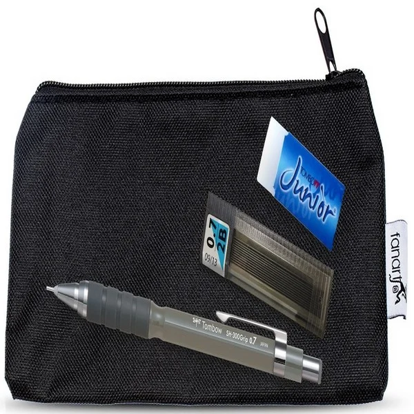 TOMBOW VERSATİL KALEM SH-300 GRIP OKUL SETİ BEZ KALEMLİKLİ 0.7 GÜMÜŞ T-SH-GR04 R7.K2