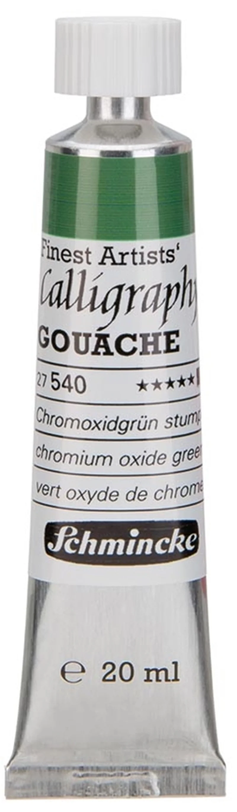 SCHMİNCKE CALLİGRAPHY GOUACHE ARTİST GUAJ BOYA 20 ML TÜP 540 CHROMİUM OXİDE GREEN 27540007