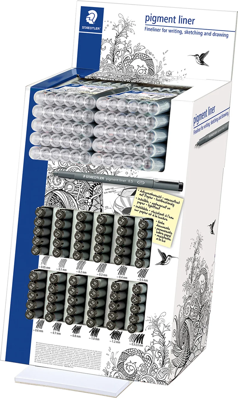 STAEDTLER PIGMENT LINER İNCE UÇLU 60 LI STAND 308 CA60