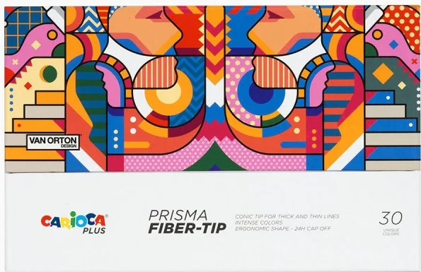 CARIOCA PLUS KEÇELİ BOYA KALEMİ PRISMA FİBER UÇ 30 LU 45208