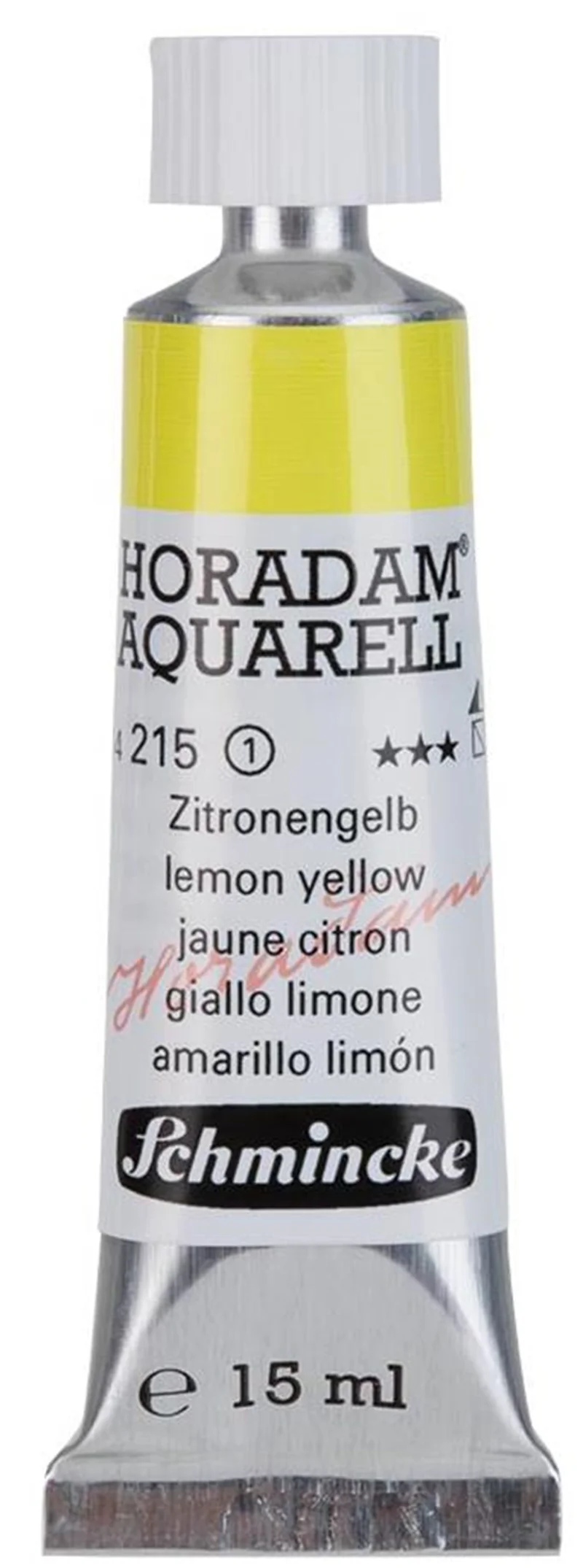 SCHMİNCKE HORADAM AQUARELL ARTİST SULU BOYA 15 ML TÜP SERİ 1 215 LEMON YELLOW 14215006