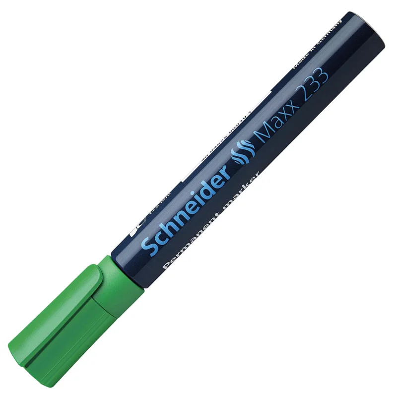 SCHNEIDER PERMANENT MARKÖR MAXX 233 KESİK UÇ YEŞİL SCM247