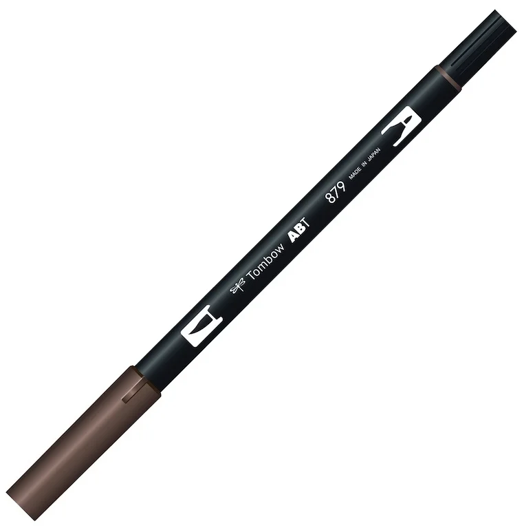 TOMBOW AB-T DUAL BRUSH PEN GRAFİK KALEMİ BROWN (879) T-AB-T 879