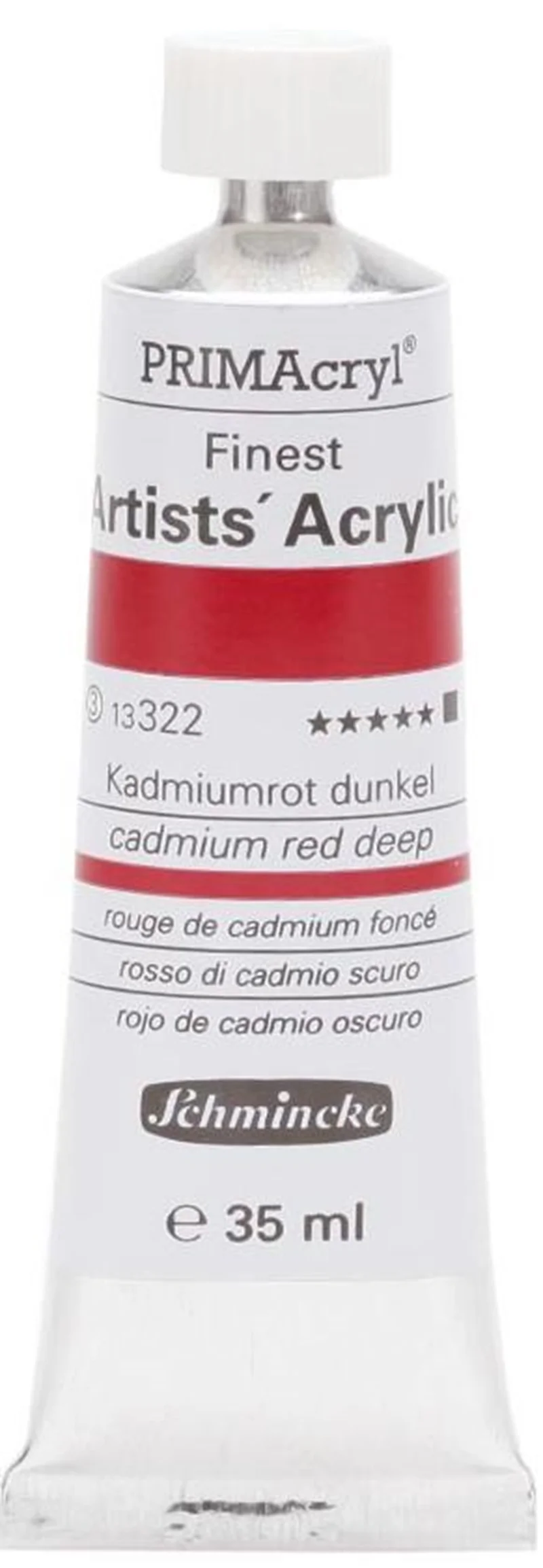 SCHMİNCKE PRİMACRYL ARTİST AKRİLİK BOYA 35 ML SERİ 3 322 CADMİUM RED DEEP 13322009