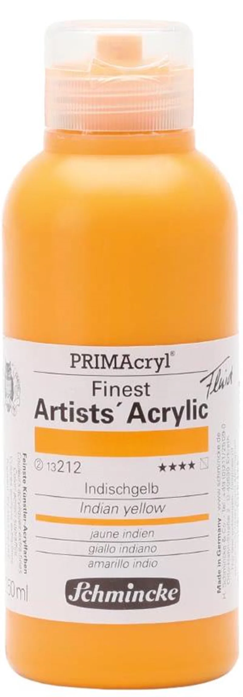SCHMİNCKE PRİMACRYL ARTİST AKRİLİK BOYA 250 ML SERİ 2 212 INDİAN YELLOW 13212027
