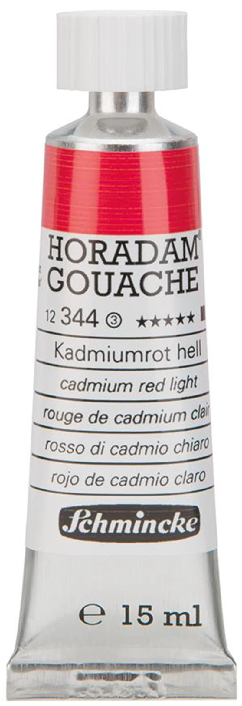 SCHMİNCKE HORADAM GOUACHE ARTİST GUAJ BOYA 15 ML SERİ 3 344 CADMİUM RED LİGHT 12344006