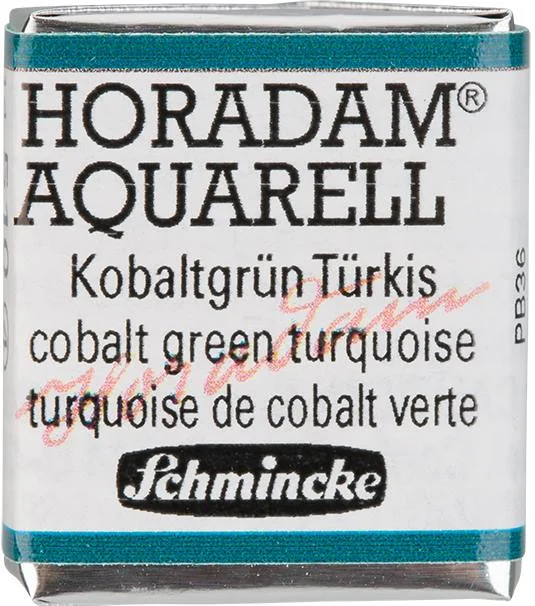 SCHMİNCKE HORADAM AQUARELL ARTİST SULU BOYA COBALT GREEN TURQUOİSE 1/2 TAB. 14510044