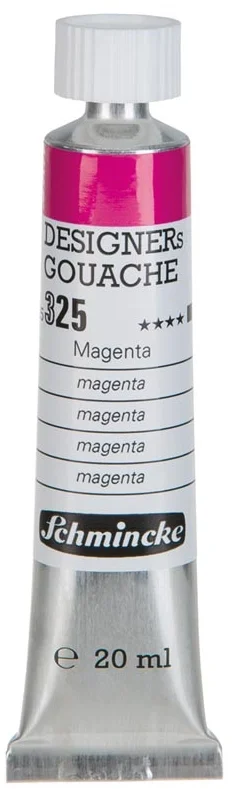 SCHMİNCKE HKS DESİGNERS' GOUACHE GUAJ BOYA 20 ML TÜP 352 MAGENTA 25325007