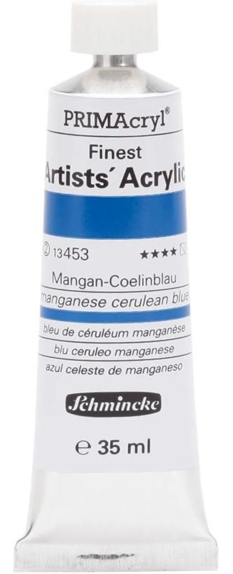 SCHMİNCKE PRİMACRYL ARTİST AKRİLİK BOYA 35 ML SERİ 2 453 MANGANESE CERULEAN BLUE 13453009