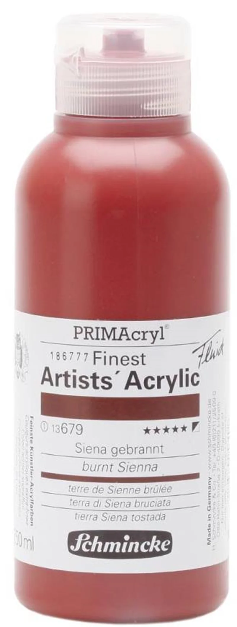 SCHMİNCKE PRİMACRYL ARTİST AKRİLİK BOYA 250 ML SERİ 1 679 BURNT SİENNA 13679027