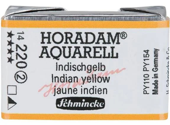 SCHMİNCKE HORADAM AQUARELL ARTİST SULU BOYA TAM TABLET SERİ 2 220 INDİAN YELLOW 14220043