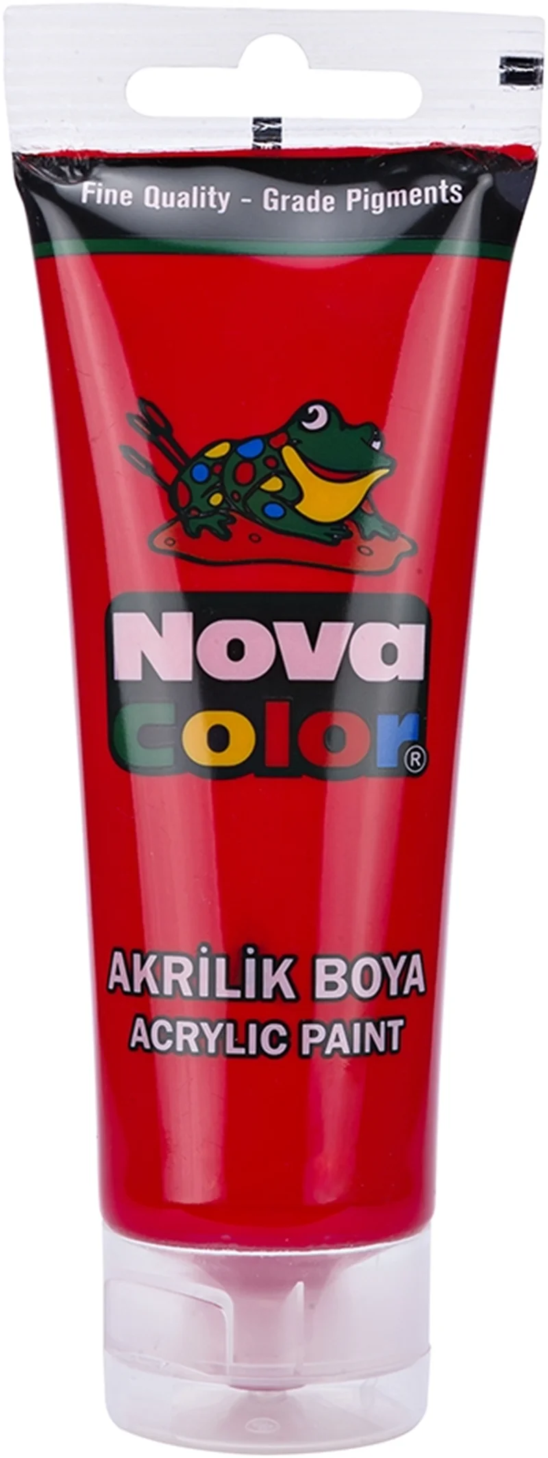 NOVA COLOR AKRİLİK BOYA TÜP 75 GR KIRMIZI NC-2202