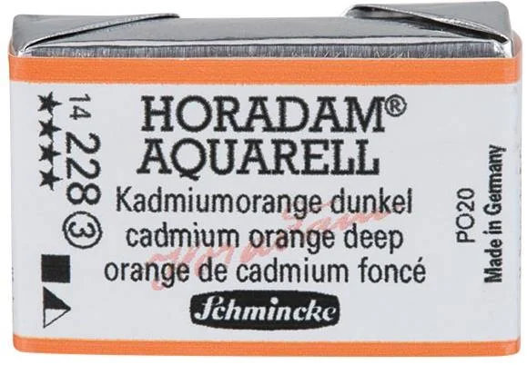 SCHMİNCKE HORADAM AQUARELL ARTİST SULU BOYA TAM TABLET SERİ 3 228 CADMİUM ORANGE DEEP 14228043