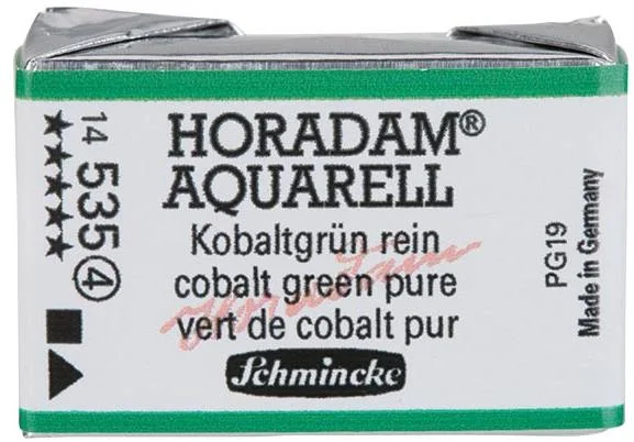 SCHMİNCKE HORADAM AQUARELL ARTİST SULU BOYA TAM TABLET SERİ 4 535 COBALT GREEN PURE 14535043