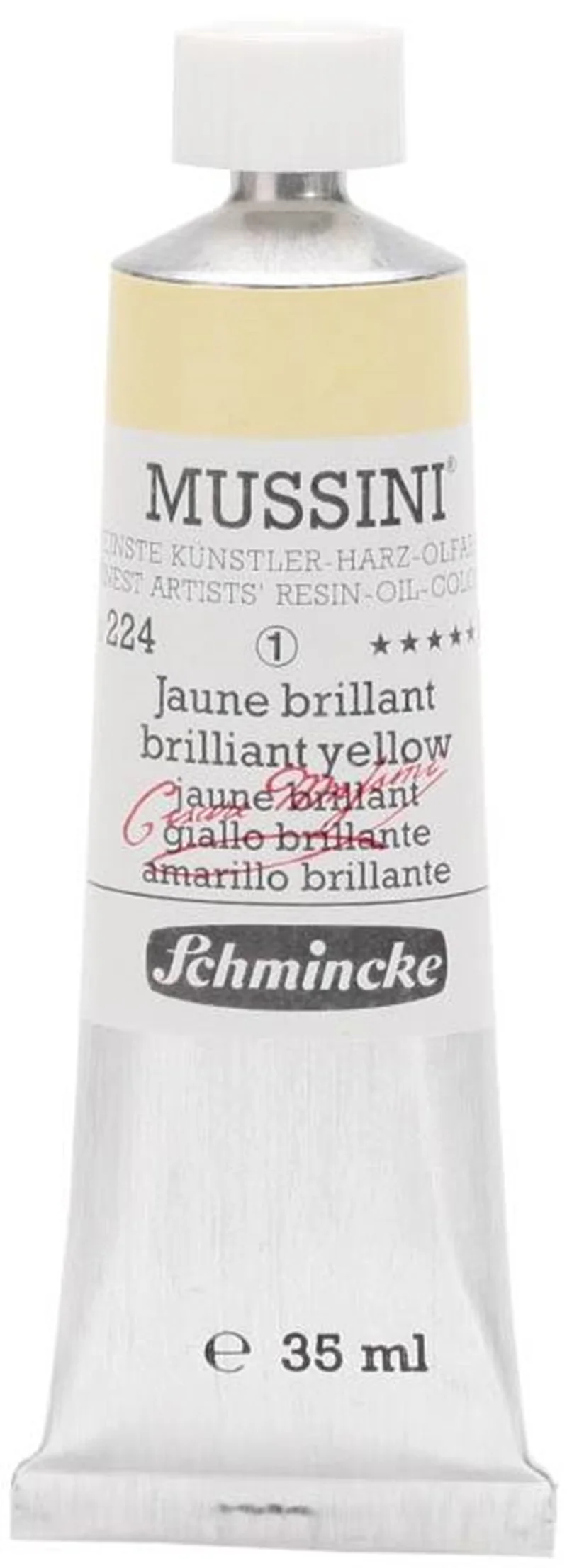 SCHMİNCKE MUSSİNİ ARTİST YAĞLI BOYA 35 ML SERİ 1 224 BRİLLİANT YELLOW 10224009