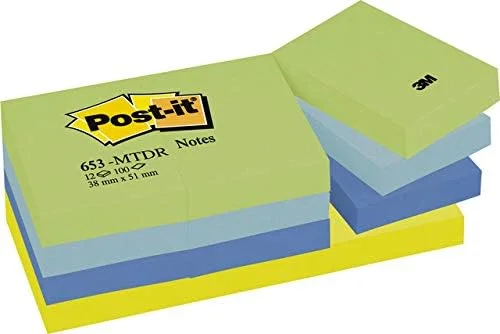 POST-IT YAPIŞKANLI NOT KAĞIDI BASIC 38x51 100 YP 653BN-BRT