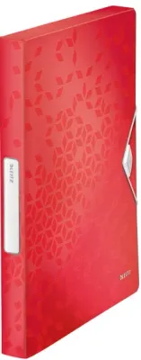 LEITZ LASTİKLİ DOSYA ACTİVE WOW KALIN L-4629 METALİK KIRMIZI