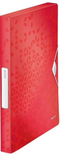 LEITZ LASTİKLİ DOSYA ACTİVE WOW KALIN L-4629 METALİK KIRMIZI