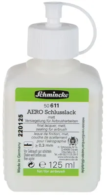 SCHMİNCKE MEDİUM 611 AEROCOLOR FİNAL LACQUER AİRBRUSH İÇİN MAT SON KAT VERNİK 125 ML 50611026