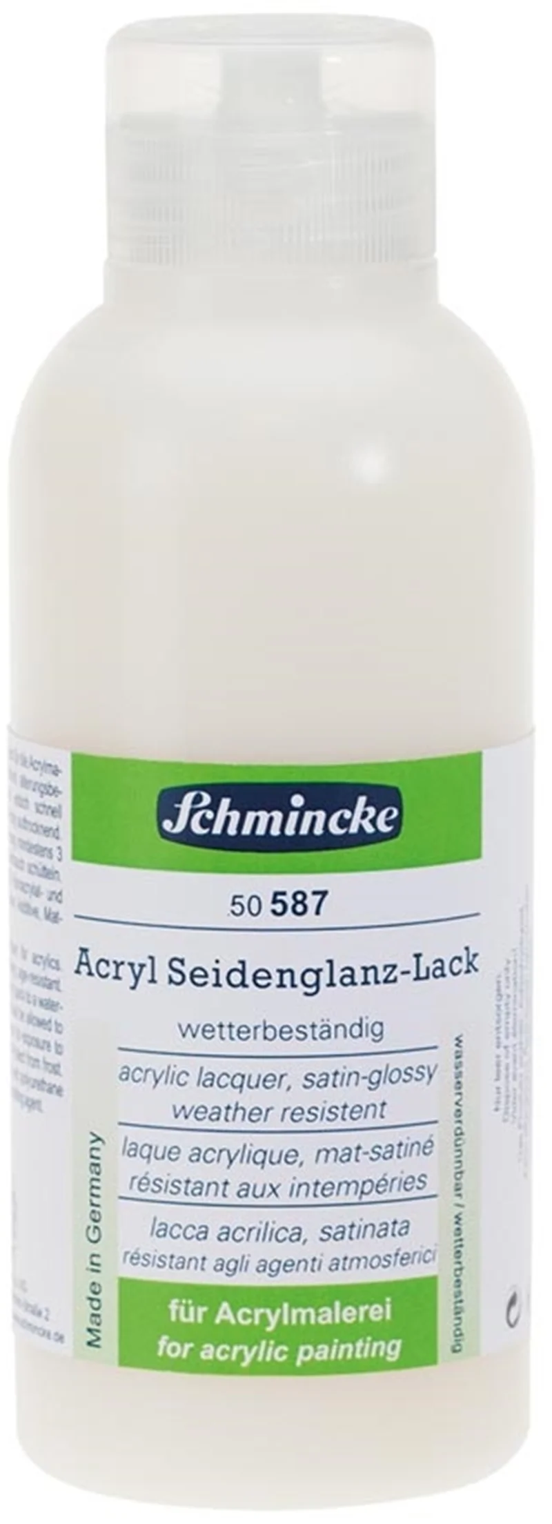SCHMİNCKE MEDİUM 587 ACRYLİC LACQUER SATEN AKRİLİK VERNİK 250 ML 50587027