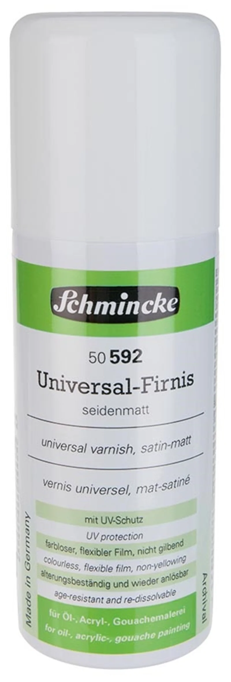 SCHMİNCKE UNİVERSAL VARNİSH GENEL AMAÇLI UV KORUMALI SATEN MAT FİNAL SPREY VERNİK 150 ML 50592 50592