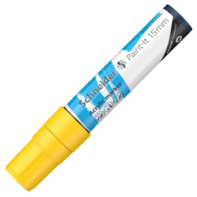 SCHNEIDER AKRİLİK MARKER 330 15.0 SARI SCM546