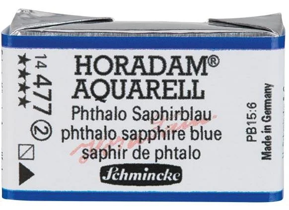 SCHMİNCKE HORADAM AQUARELL ARTİST SULU BOYA TAM TABLET SERİ 2 477 PHTHALO SAPPHİRE BLUE 14477043