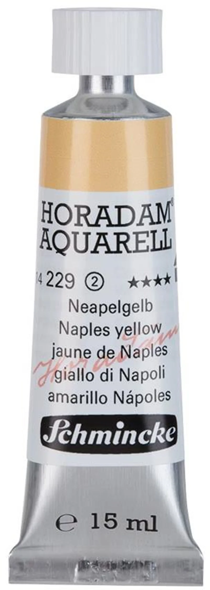 SCHMİNCKE HORADAM AQUARELL ARTİST SULU BOYA 15 ML TÜP SERİ 2 229 NAPLES YELLOW 14229006