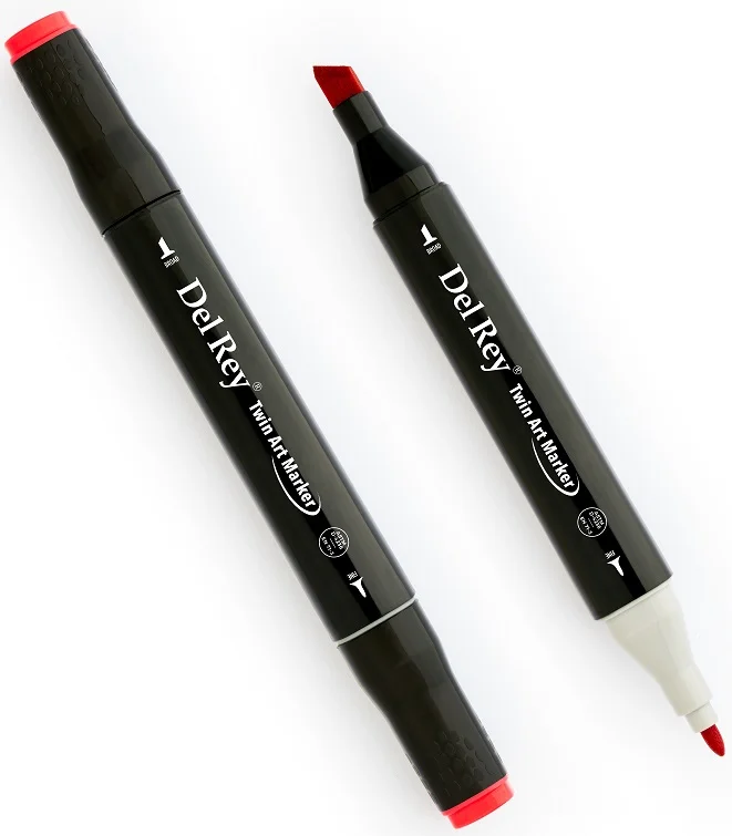 DEL REY GRAFİK MARKÖR TWIN MN-DR012 CORAL RED