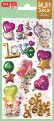TANEX ETİKET PUFFY BALON TNX-26009