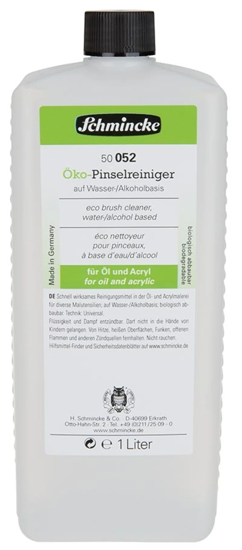 SCHMİNCKE MEDİUM 052 ECO BRUSH CLEANER FIRÇA TEMİZLEYİCİ 1000 ML 50052029