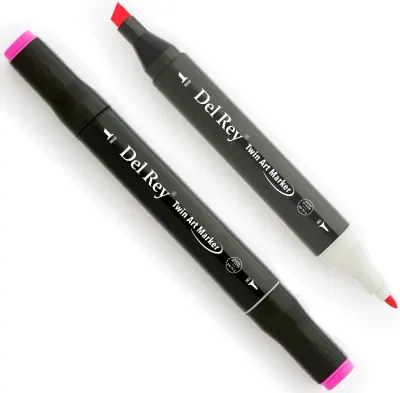 DEL REY GRAFİK MARKÖR TWIN MN-DR126 FLUORESCENT PINK