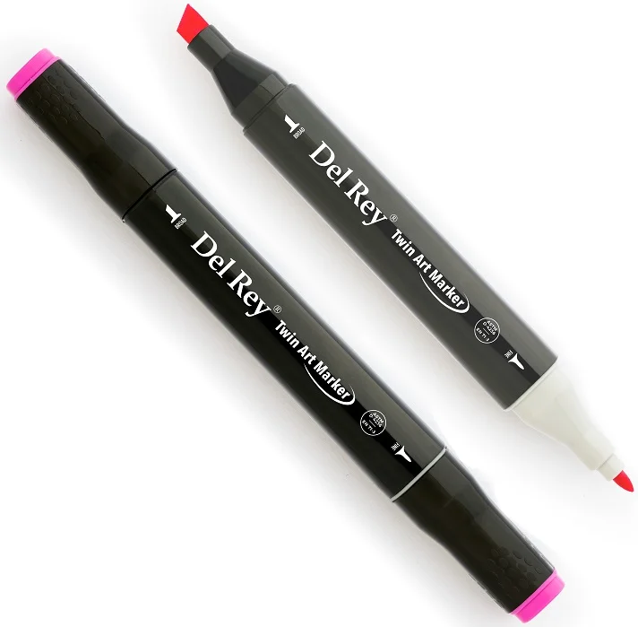 DEL REY GRAFİK MARKÖR TWIN MN-DR126 FLUORESCENT PINK