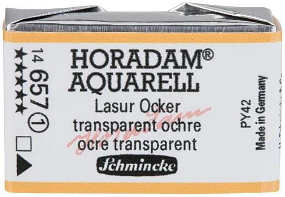 SCHMİNCKE HORADAM AQUARELL ARTİST SULU BOYA TAM TABLET SERİ 1 657 TRANSPARENT OCHRE 14657043