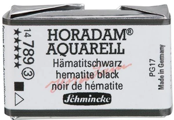 SCHMİNCKE HORADAM AQUARELL ARTİST SULU BOYA TAM TABLET SERİ 3 789 HEMATİTE BLACK 14789043
