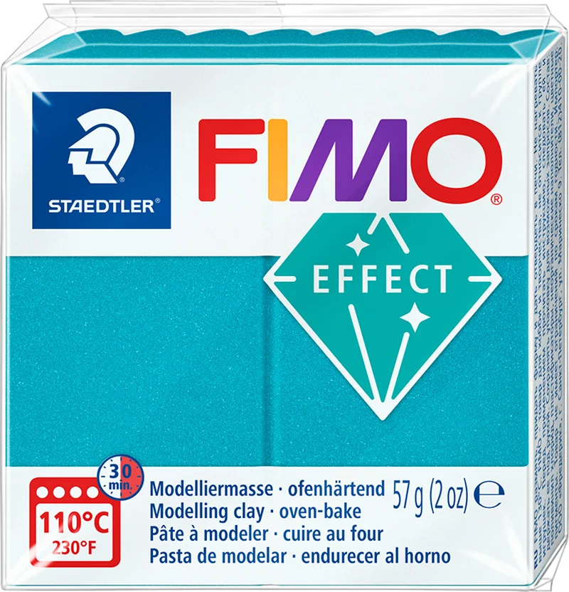 FIMO EFFECT MODELLEME KİLİ 57 GR METALİK TURKUAZ 8010-36