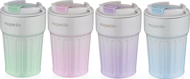 PASİF VAGON LIFE MATARA ÇELİK VGN2006 400 ML ASORTİ