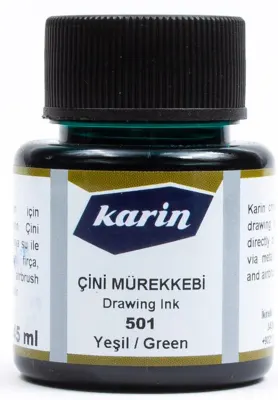 KARİN ÇİNİ MÜREKKEBİ 45 ML YEŞİL 6221501045